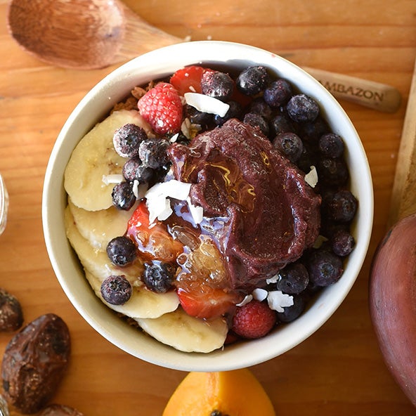 Protein Acai Bowl Recipe Spinach, Bananas & Berries Sambazon