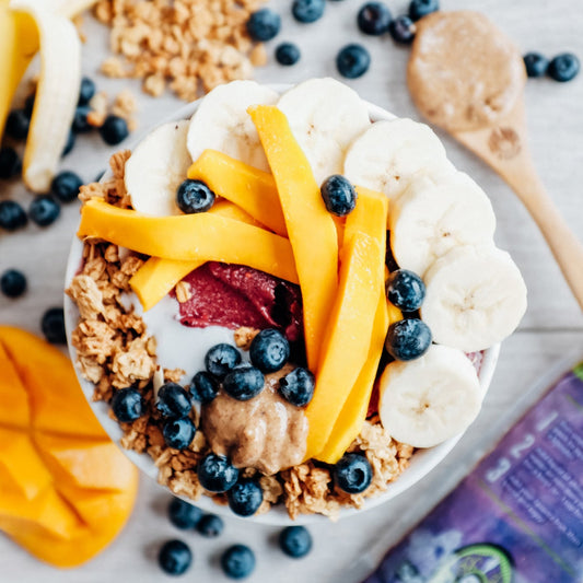 Bananas, Berries & Honey Suhoor Açaí Bowl Recipe