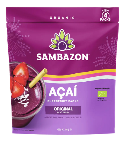 Paquetes de Açaí Congelado Mezcla Original