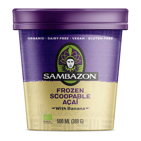 Fryst skopabar Açaí-banan